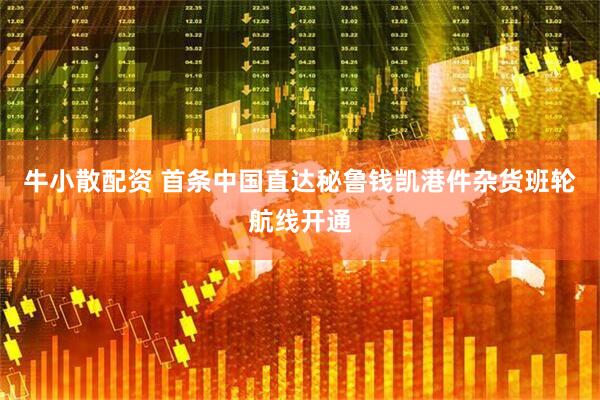 牛小散配资 首条中国直达秘鲁钱凯港件杂货班轮航线开通