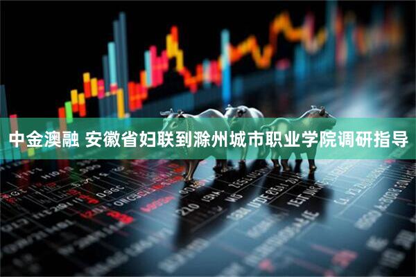 中金澳融 安徽省妇联到滁州城市职业学院调研指导