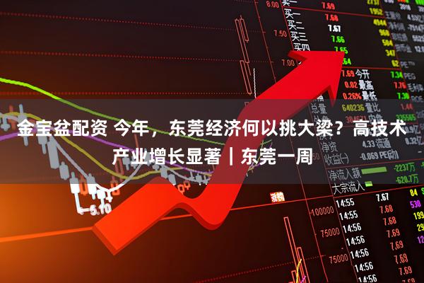 金宝盆配资 今年，东莞经济何以挑大梁？高技术产业增长显著｜东莞一周